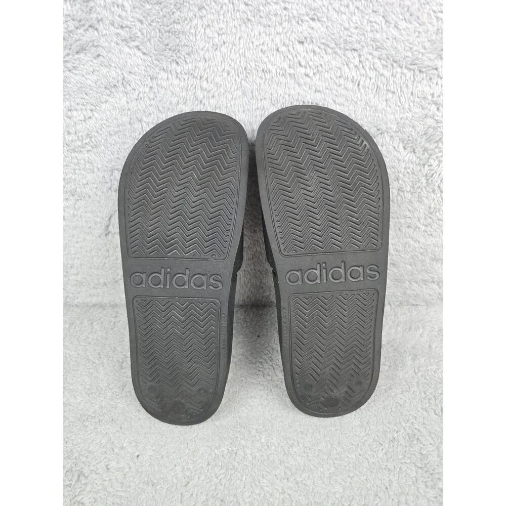 Adidas Open Toe Slip On Slide Sandal Black Men's Size 6 Adilette Comfort